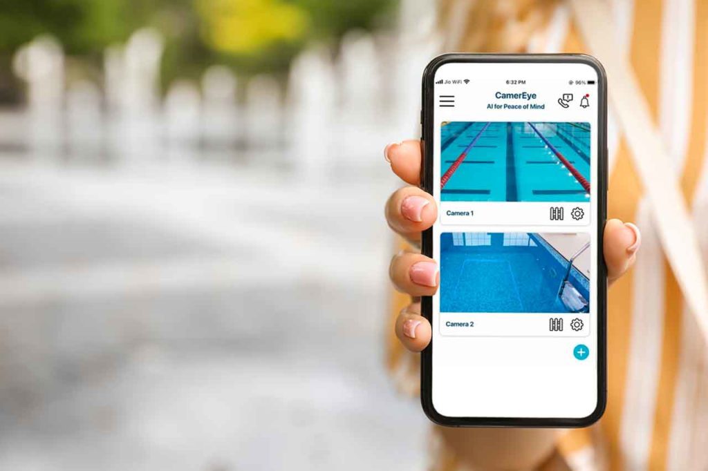 CamerEye is the preferred pool alarm that gives you complete visibility of multiple pools on your mobile device.